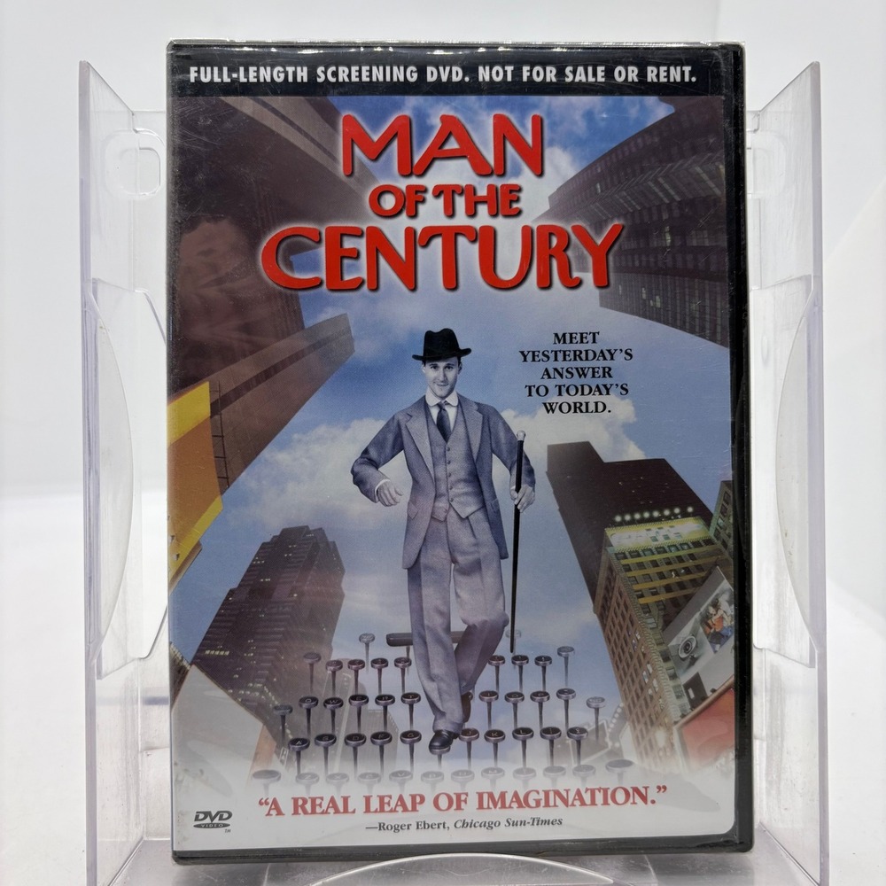 Man of the Century DVD 1999 Full-Length Screening Copy Gibson Frazier Comedy